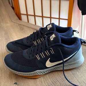 Nike Training Zoom Running Shoes Men's Dark Blue and Gray Sneakers 9.5
